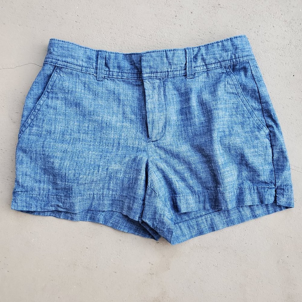 Gap City Shorts Blue Denim Cotton Women's Size 0 EXCELLENT Condition!
